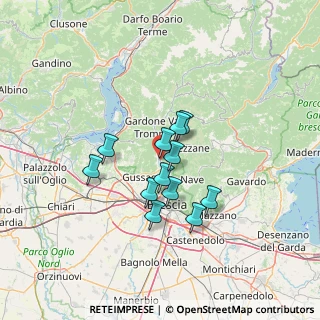 Mappa Via Giuseppe Garibaldi, 25069 Villa Carcina BS, Italia (9.95333)