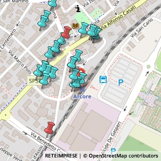 Mappa Piazza Martiri della Libertà, 20862 Arcore MB, Italia (0.09259)
