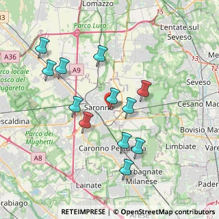 Mappa Via Giovanni, 21047 Saronno VA, Italia (3.64)