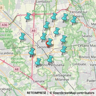 Mappa Via Giovanni, 21047 Saronno VA, Italia (3.538)