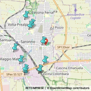 Mappa Via Giovanni, 21047 Saronno VA, Italia (1.26727)