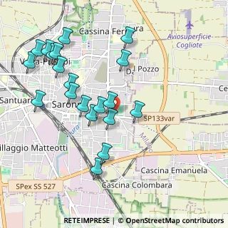 Mappa Via Giovanni, 21047 Saronno VA, Italia (1.05)