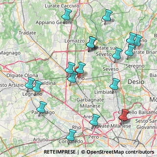 Mappa Via Giovanni, 21047 Saronno VA, Italia (9.534)