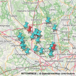Mappa Via Giovanni, 21047 Saronno VA, Italia (6.521)