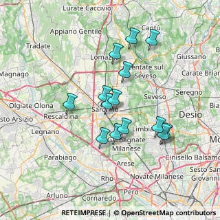 Mappa Via Giovanni, 21047 Saronno VA, Italia (6.13429)