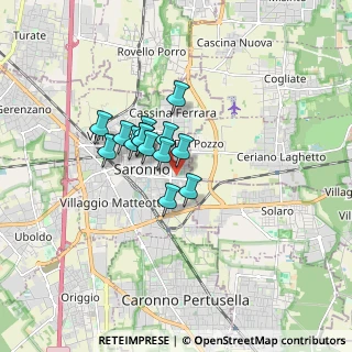 Mappa Via Giovanni, 21047 Saronno VA, Italia (1.08214)