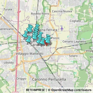 Mappa Via Giovanni, 21047 Saronno VA, Italia (1.25571)