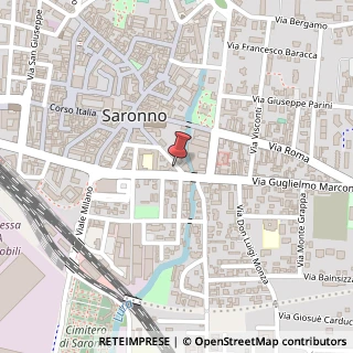 Mappa Via G. Leopardi, 17, 21047 Saronno, Varese (Lombardia)