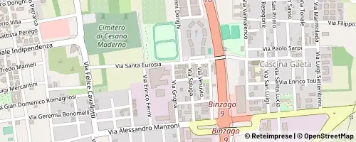 Mappa Cesano Maderno