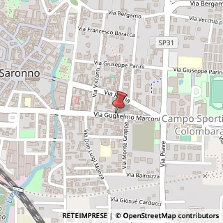 Mappa Via Guglielmo Marconi, 92, 21047 Saronno, Varese (Lombardia)