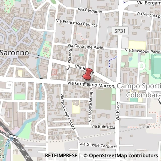 Mappa Via Guglielmo Marconi, 61, 21047 Saronno, Varese (Lombardia)