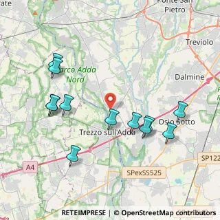 Mappa Via S. Gabriele, 24042 Capriate San Gervasio BG, Italia (4.19083)