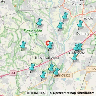 Mappa Via S. Gabriele, 24042 Capriate San Gervasio BG, Italia (4.71231)