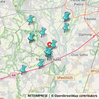 Mappa Via S. Gabriele, 24042 Capriate San Gervasio BG, Italia (3.48231)