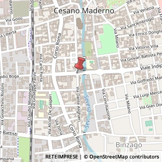 Mappa Via Dante Alighieri, 52, 20811 Cesano Maderno, Monza e Brianza (Lombardia)