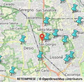 Mappa Via Nuova Valassina, 20033 Desio MB, Italia (2.77267)
