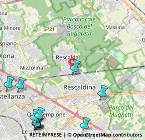 Mappa Via Antonio Meucci, 20027 Rescaldina MI, Italia (3.50357)