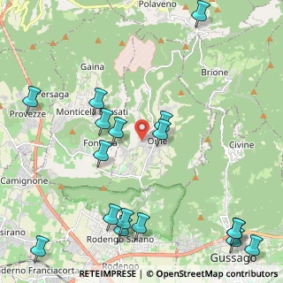 Mappa Via Grisone, 25050 Ome BS, Italia (2.83824)