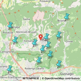 Mappa Via Grisone, 25050 Ome BS, Italia (2.37667)