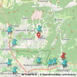 Mappa Via Grisone, 25050 Ome BS, Italia (3.65231)