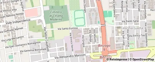 Mappa Cesano Maderno