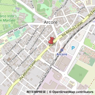 Mappa Via Casati Alfonso, 89, 20862 Arcore, Monza e Brianza (Lombardia)