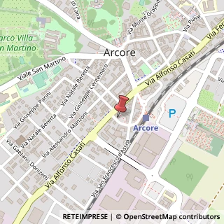 Mappa Via A. Casati, 89, 20862 Arcore, Monza e Brianza (Lombardia)