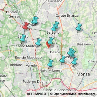 Mappa Via Goito, 20832 Desio MB, Italia (3.89786)