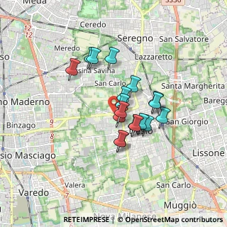Mappa Via Goito, 20832 Desio MB, Italia (1.26789)