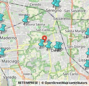 Mappa Via Goito, 20832 Desio MB, Italia (2.97867)