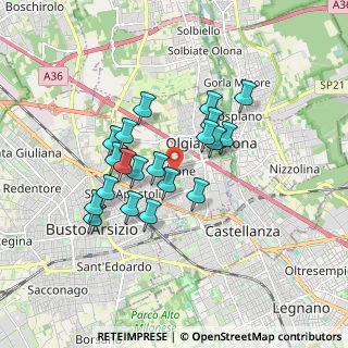 Mappa Piazza Sandro Pertini, 21057 Olgiate Olona VA, Italia (1.451)