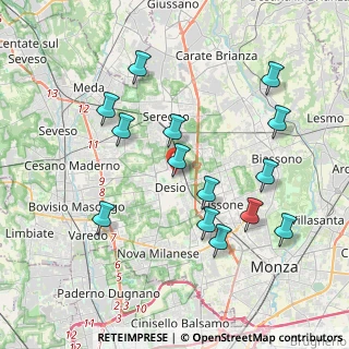Mappa Via Giovanni Pascoli, 20033 Desio MB, Italia (3.92857)