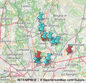 Mappa Via Giovanni Pascoli, 20033 Desio MB, Italia (6.14571)