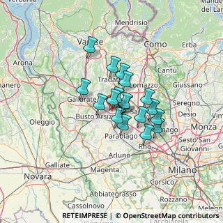 Mappa Via Giuseppe Verdi, 21050 Marnate VA, Italia (8.61278)
