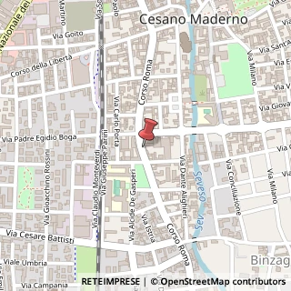 Mappa Corso Roma, 59, 20811 Cesano Maderno, Monza e Brianza (Lombardia)