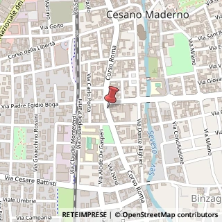 Mappa Corso Roma, 55, 20811 Cesano Maderno, Monza e Brianza (Lombardia)