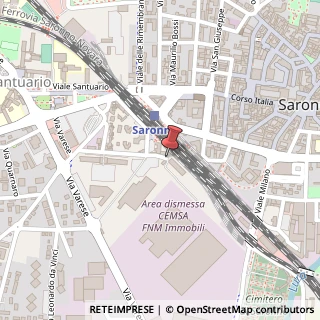 Mappa Via G. Ferrari, 21/a, 21047 Saronno, Varese (Lombardia)