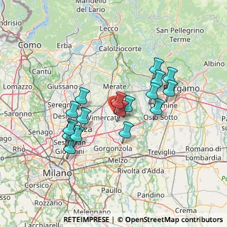 Mappa Via San Nazzaro, 20882 Bellusco MB, Italia (12.25176)