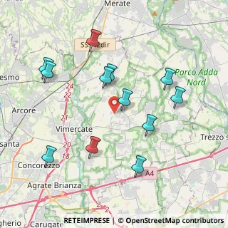 Mappa Via San Nazzaro, 20882 Bellusco MB, Italia (4.03083)