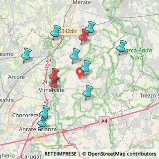 Mappa Via San Nazzaro, 20882 Bellusco MB, Italia (4.0525)