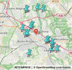 Mappa Via dei Gladioli, 21057 Olgiate Olona VA, Italia (3.84938)