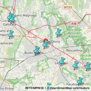 Mappa Via dei Gladioli, 21057 Olgiate Olona VA, Italia (6.20077)
