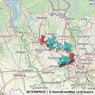 Mappa Via dei Gladioli, 21057 Olgiate Olona VA, Italia (12.22)