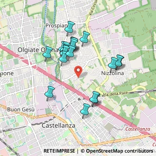 Mappa Via Eugenio Montale, 21050 Marnate VA, Italia (0.8355)