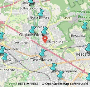 Mappa Via Eugenio Montale, 21050 Marnate VA, Italia (3.13375)