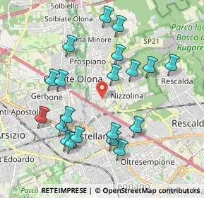 Mappa Via Eugenio Montale, 21050 Marnate VA, Italia (2.0165)