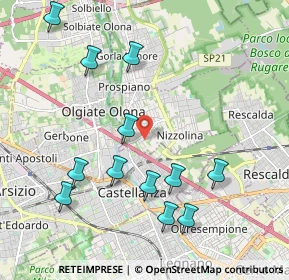 Mappa Via Eugenio Montale, 21050 Marnate VA, Italia (2.19)