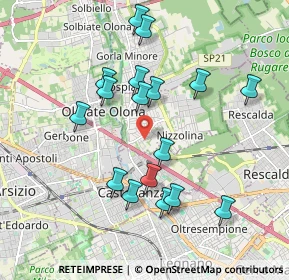 Mappa Via Eugenio Montale, 21050 Marnate VA, Italia (1.82412)