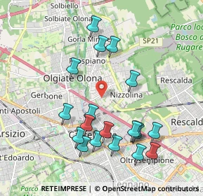 Mappa Via Eugenio Montale, 21050 Marnate VA, Italia (2.00842)