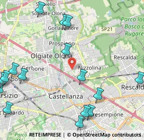 Mappa Via Eugenio Montale, 21050 Marnate VA, Italia (2.91688)